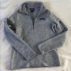 gray Patagonia pull over